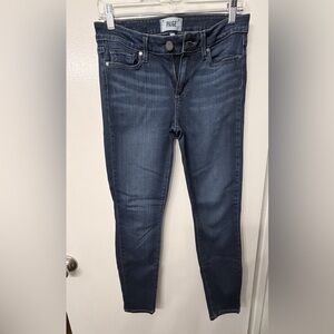 PAIGE Dark Blue  Verdugo Ankle Skinny Jeans